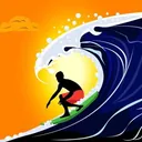 Trade Waves crypto & stock logo